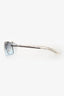 Christian Dior Silver/Blue Crystal Embellished 'Hit 2' Sunglasses