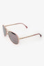 Pre-Loved Chanel™ Pink/Gold Reflective Chain Detail Aviator Sunglasses