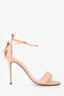 Rene Caovilla Pink Patent Embellished Bow Heels Size 37