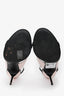 Giuseppe Zanotti Pink/Black Leather Strappy Heels Size 37