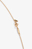 Tiffany & Co. 18K Rose Gold 'Smile' Necklace Size Small