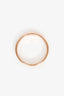 Hermès Rose Gold 'Ariane' Wedding Band Size 59