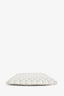 Goyard 2017 White Goyardine Zip Senat Pouch MM