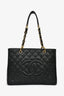 Pre-Loved Chanel™ 2006/08 Black Caviar Grand Shopping Tote