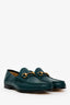Gucci Green Leather Jordaan Loafer Size 7.5 Mens
