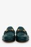 Gucci Green Leather Jordaan Loafer Size 7.5 Mens