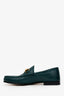 Gucci Green Leather Jordaan Loafer Size 7.5 Mens