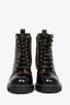 Louis Vuitton Black Monogram 'Star Trail' Lace-up Ankle Boots Size 38