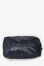 Isabel Marant Navy Leather 'Wardy' Logo Tote Bag