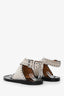 Isabel Marant Grey Suede Grommet Sandals Size 36