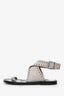 Isabel Marant Grey Suede Grommet Sandals Size 36