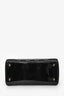 Christian Dior 2019 Black Patent Medium Lady Dior Top Handle