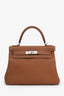 Hermès 2018 Gold Togo Leather Kelly 28 With Strap