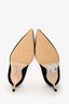 Manolo Blahnik Black Suede Leather Pointed Toe Heels Size 36