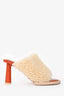 Jacquemus White Shearling Mules Size 36