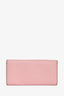 Fendi Pink/Multicolour Leather Monster Eyes Continental Wallet