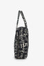 Pre-Loved Chanel™ 2002-03 Black/White Canvas 31 Rue Cambon Luggage Bag