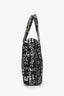 Pre-Loved Chanel™ 2002-03 Black/White Canvas 31 Rue Cambon Luggage Bag