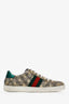 Gucci Beige/Brown GG Supreme Canvas Ace Bee Print Sneakers Size 37
