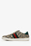 Gucci Beige/Brown GG Supreme Canvas Ace Bee Print Sneakers Size 37