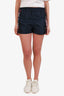 Christian Dior Navy Nylon Logo Web Shorts Size 1