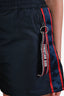 Christian Dior Navy Nylon Logo Web Shorts Size 1