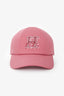 Hermès Pink Cotton Serena H Electrique Cap