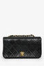 Pre-Loved Chanel™ 1989-91 Black Quilted Lambskin Mini Rectangular Full Flap Bag