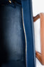 Celine 2015 Cream/Brown/Navy Blue Leather Tricolour Nano Luggage Tote