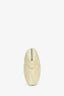 Balenciaga Cream Quilted Puffy Leather Pouch