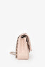 Pre-Loved Chanel™ 2014 Light Pink Caviar Leather Medium Classic Double Flap
