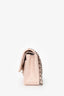 Pre-Loved Chanel™ 2014 Light Pink Caviar Leather Medium Classic Double Flap