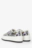 Christian Dior White Multicolour Walk'N'Dior Jardin Boutique Sneakers Size 42