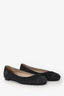 Pre-Loved Chanel™ Black Denim Ballerina Flats Size 42