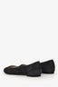 Pre-Loved Chanel™ Black Denim Ballerina Flats Size 42
