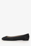 Pre-Loved Chanel™ Black Denim Ballerina Flats Size 42
