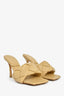 Bottega Veneta Beige Lido Mules Size 39