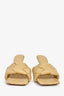 Bottega Veneta Beige Lido Mules Size 39