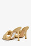 Bottega Veneta Beige Lido Mules Size 39