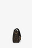 Fendi Brown Zucca Jacquard FF 1974 Medium Baguette Crossbody