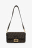 Fendi Brown Zucca Jacquard FF 1974 Medium Baguette Crossbody