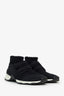 Pre-Loved Chanel™ Black Stretch Slip-On Sneakers Size 38