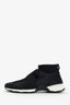 Pre-Loved Chanel™ Black Stretch Slip-On Sneakers Size 38