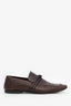 Gucci Brown Leather Loafers Size 6 Mens
