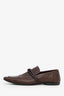 Gucci Brown Leather Loafers Size 6 Mens