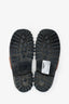 Staud Brown Leather Astro Padded Slides Size 37