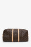 Louis Vuitton Monogram Canvas/Leather Keepall Microchip Bandoulière 55 With Strap