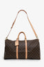 Louis Vuitton Monogram Canvas/Leather Keepall Microchip Bandoulière 55 With Strap