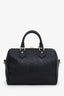 Louis Vuitton Black Monogram Giant Empreinte Leather Speedy 25 NM Bandouliere Bag With Strap
