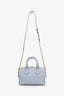 Louis Vuitton Blue Monogram Empreinte Leather Speedy Bandoulière 20 With Strap